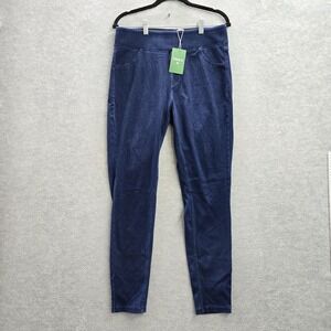 Halara Women Activewear Pants L Navy Yoga Legging 28" Inseam NWT